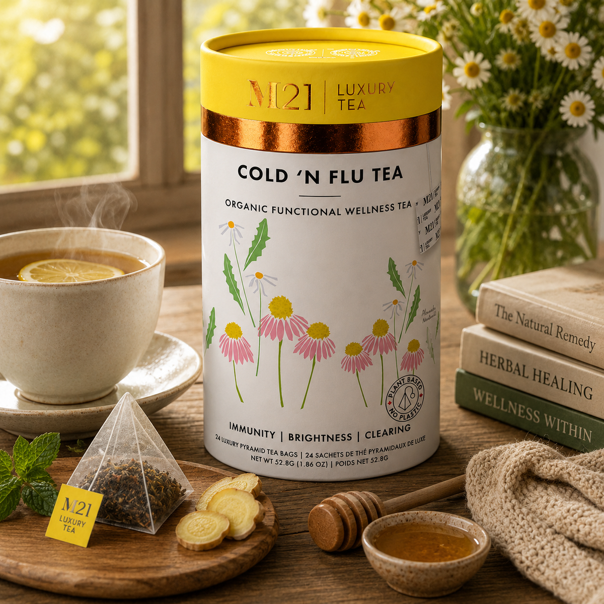 Echinacea Apple Lemon Tea | Organic | Canadian | 24ct